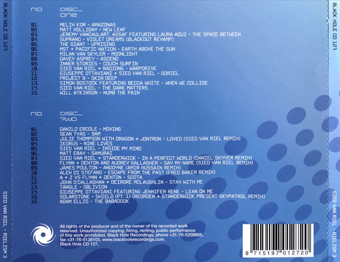 Rielism, Vol. 3 cover art