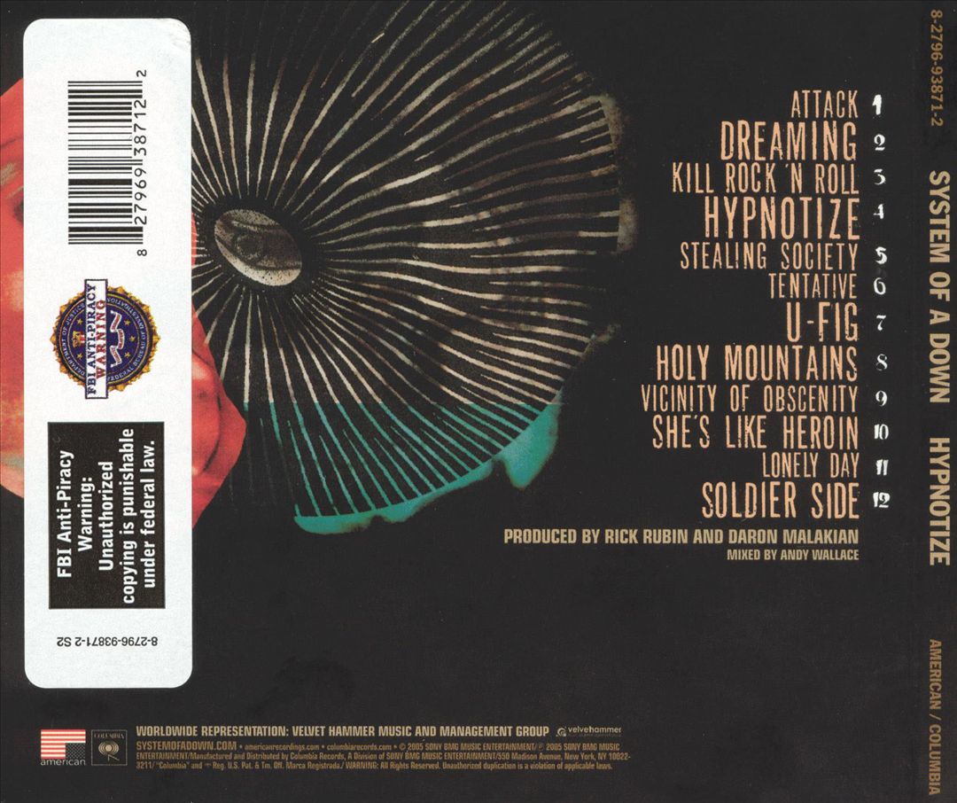 Hypnotize cover art