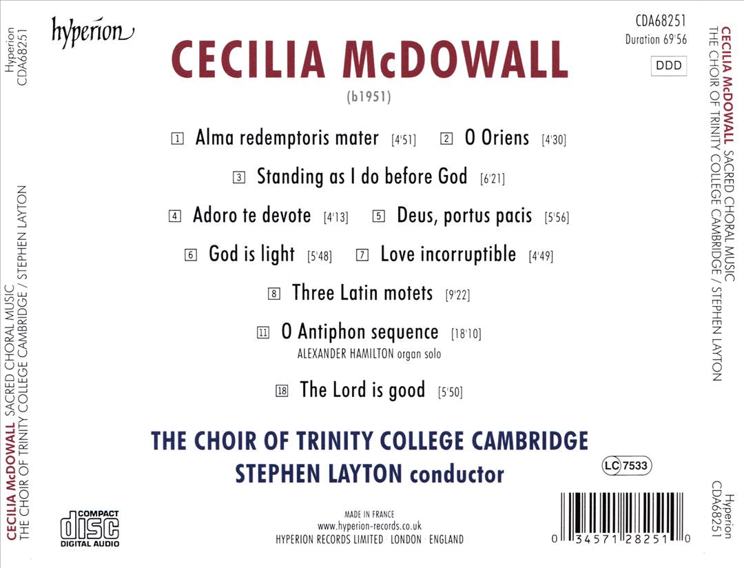 Cecilia McDowall cover art