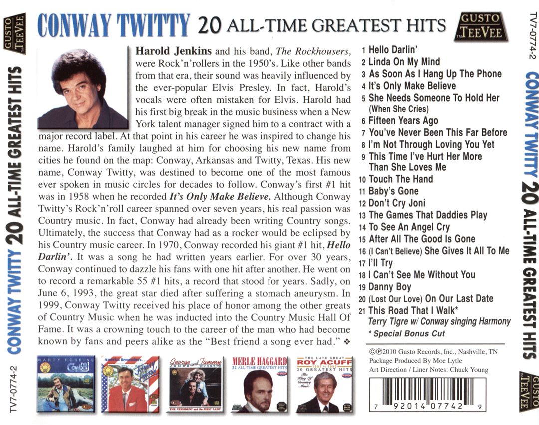 20 All Time Greatest Hits cover art