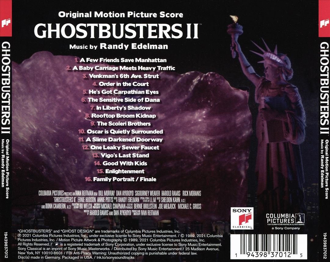 Ghostbusters II [Original Motion Picture Score] cover art