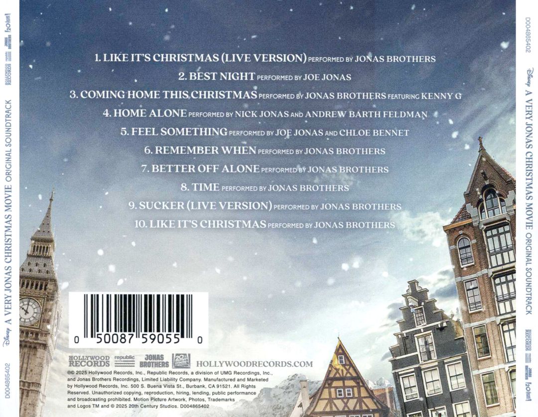 Very Jonas Christmas Movie [Original Soundtrack] cover art