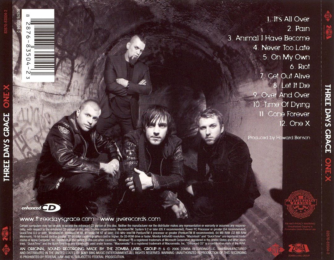 One-X cover art