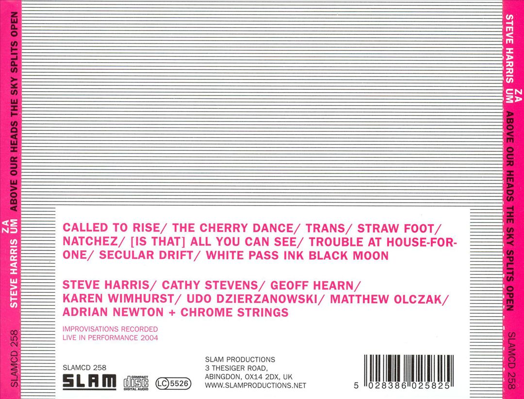 Above Our Heads the Sky Splits Open cover art