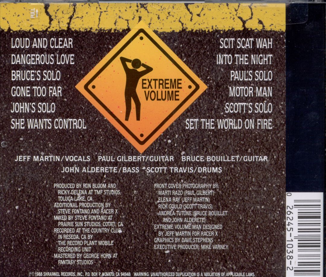Live Extreme, Vol. 1 cover art