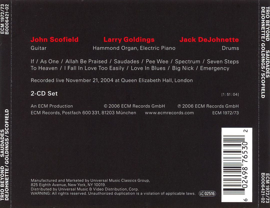 Saudades cover art