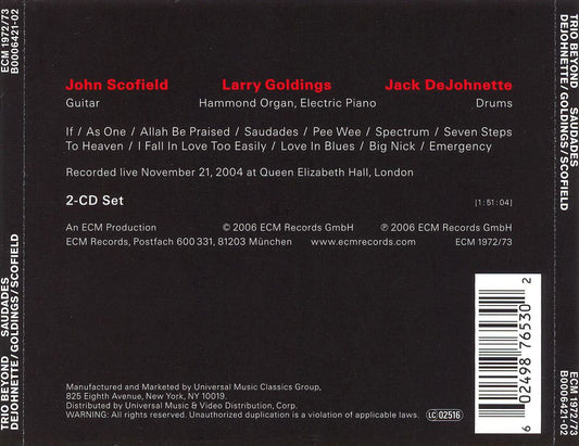 Saudades cover art