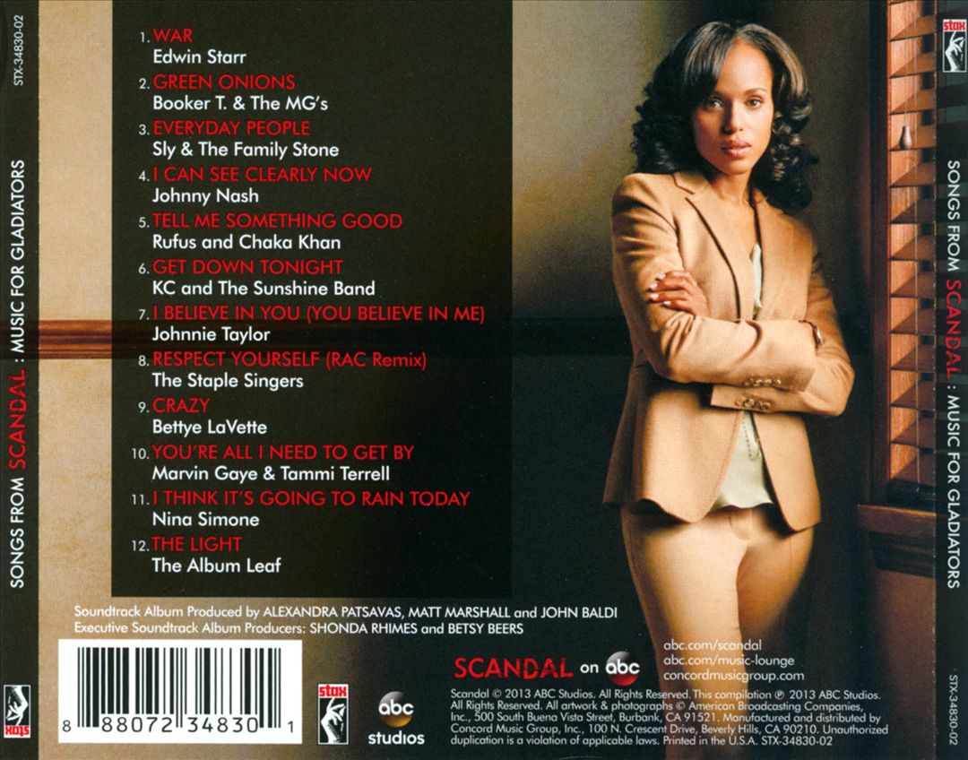 Songs from Scandal: Music for Gladiators cover art