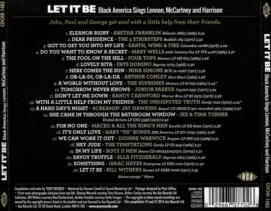 Let It Be: Black America Sings Lennon, McCartney and Harrison cover art