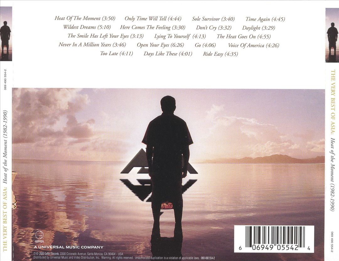 Heat of the Moment: The Very Best of Asia cover art