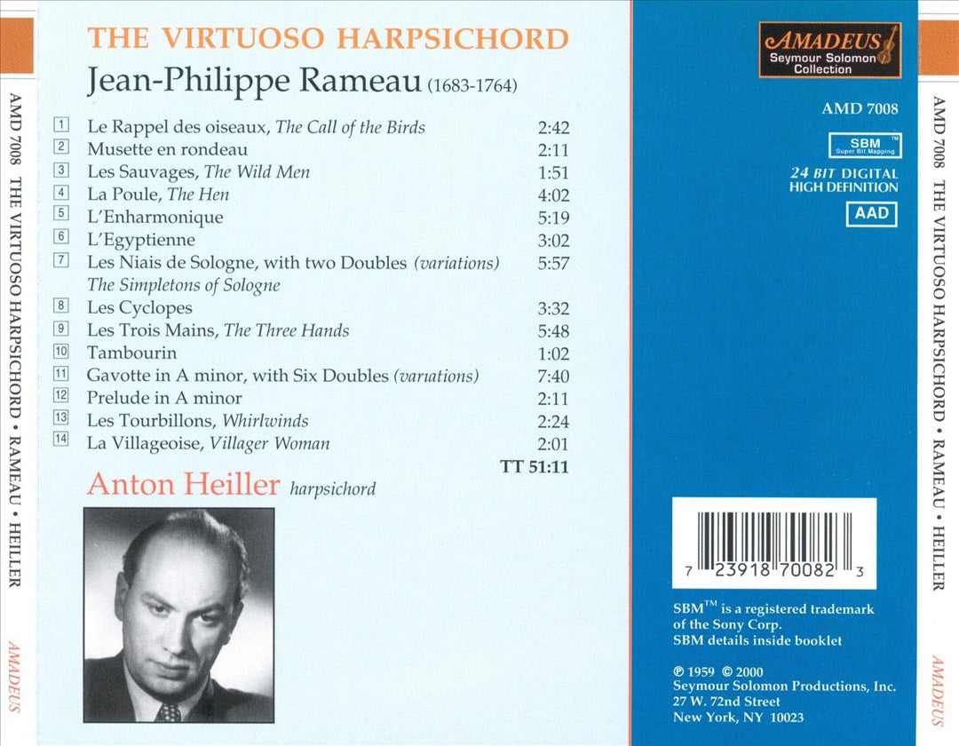 Virtuoso Harpsichord cover art