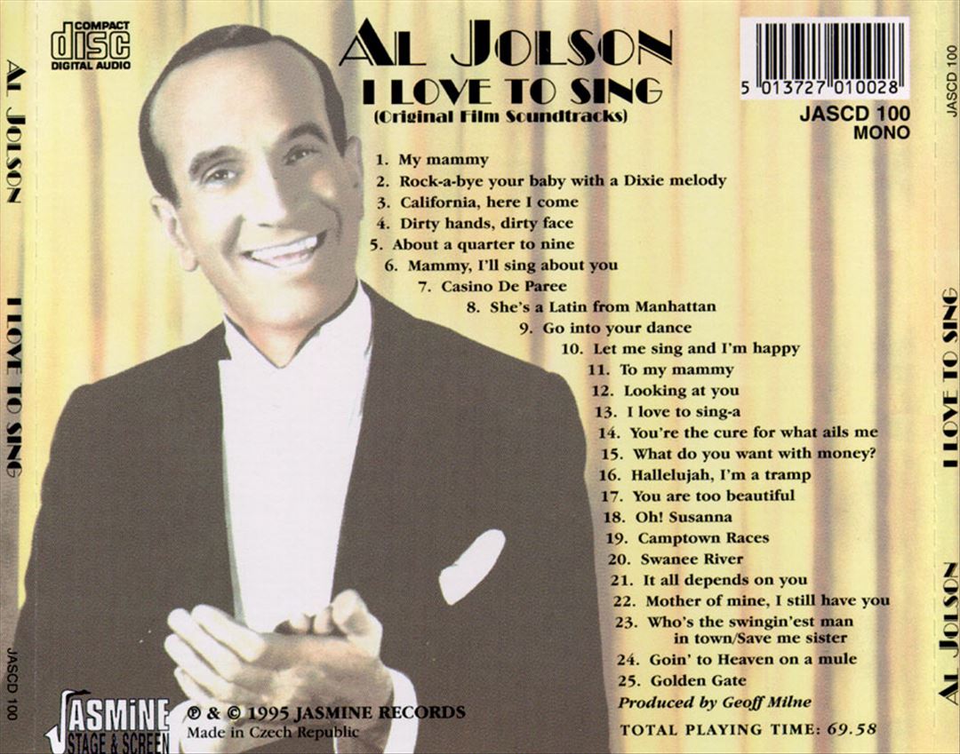 I Love to Sing cover art