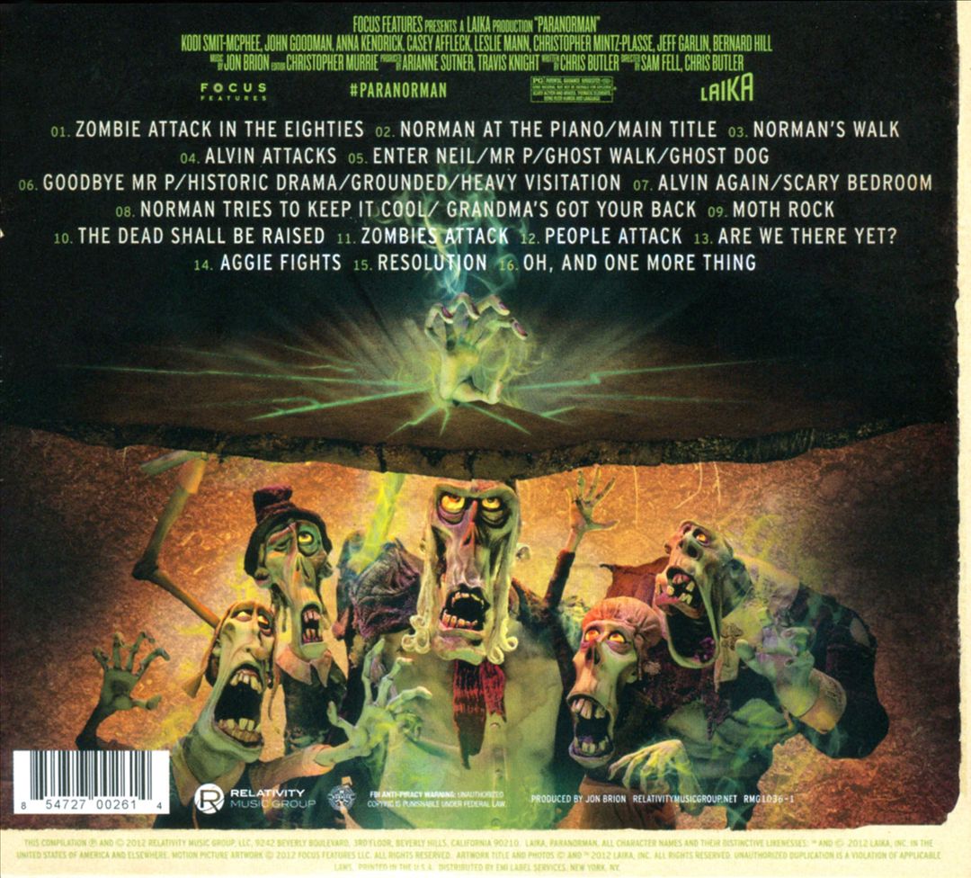 ParaNorman [Original Motion Picture Soundtrack] cover art