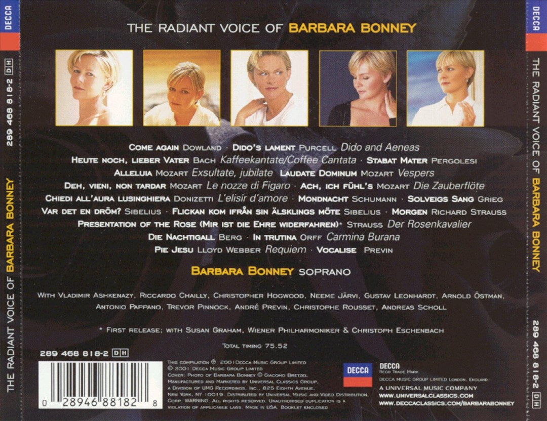 Radiant Voice of Barbara Bonney cover art