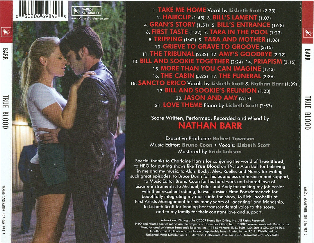 True Blood: Season One [Original Score] cover art