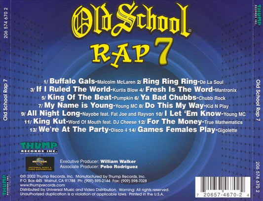Old School Rap, Vol. 7 cover art