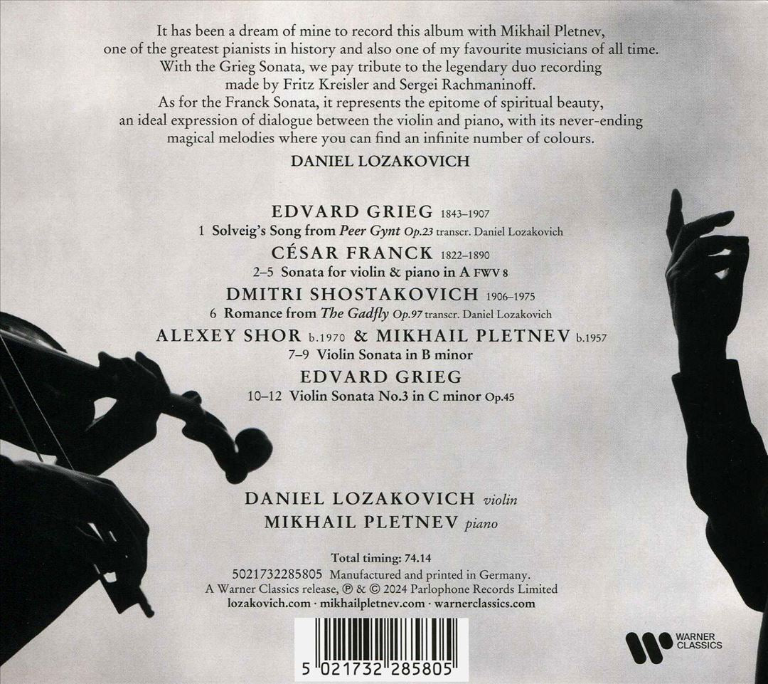 Grieg, Franck, Shor-Pletnev, Shostakovich cover art