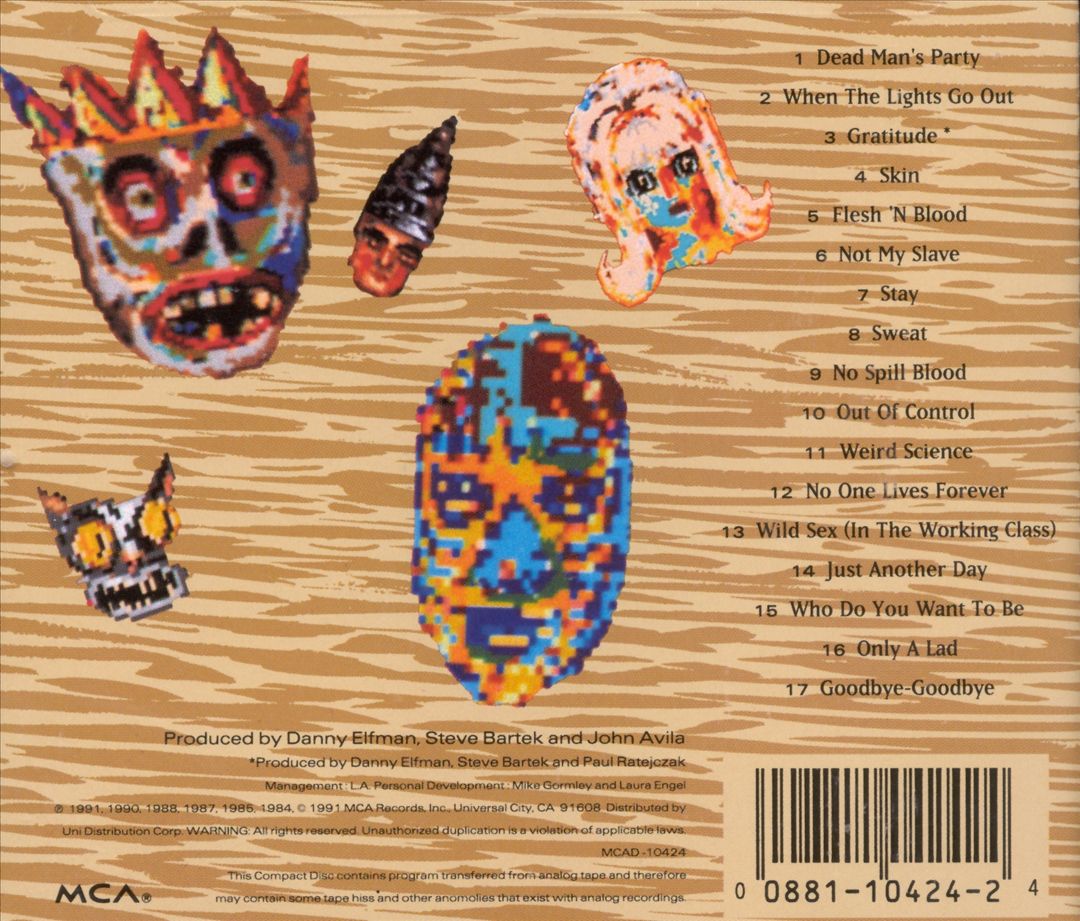 Best O' Boingo cover art
