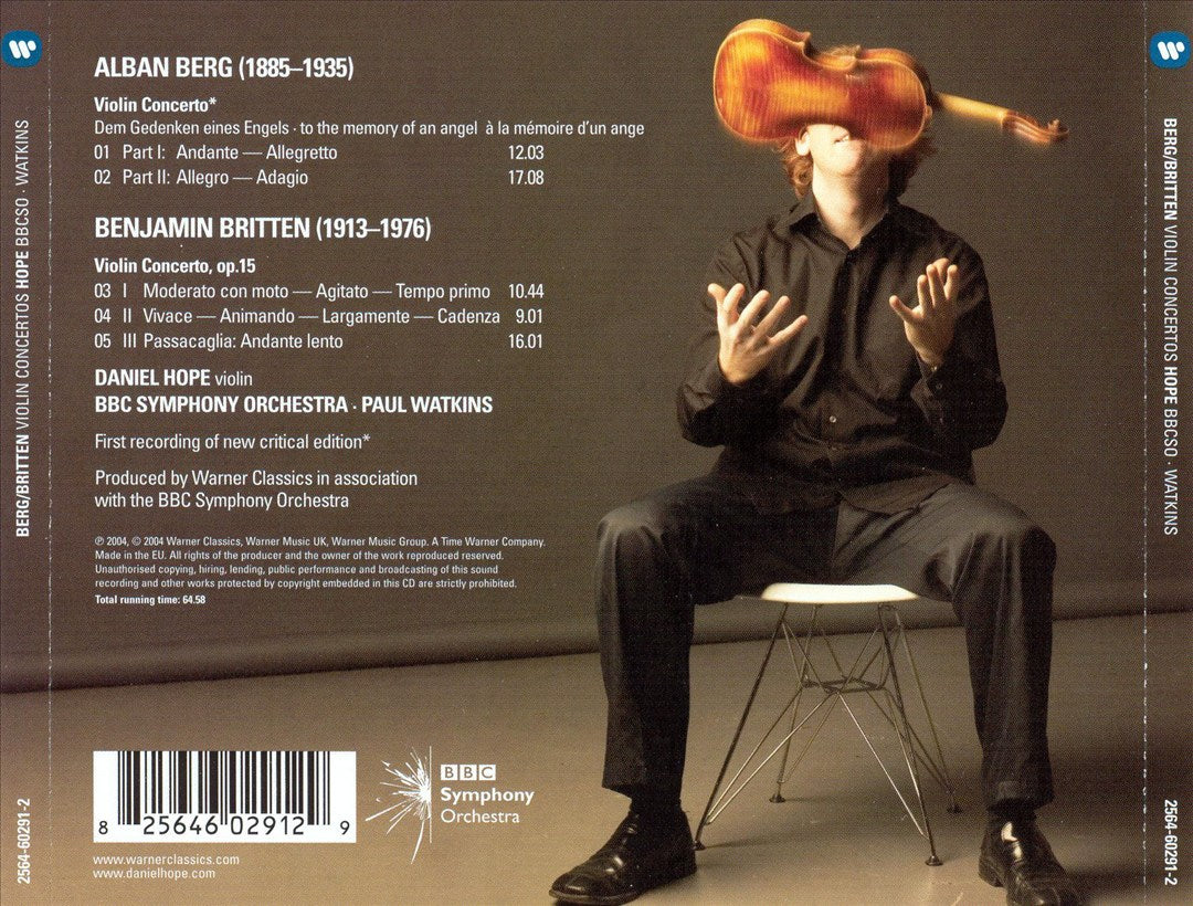 Berg, Britten: Violin Concertos cover art