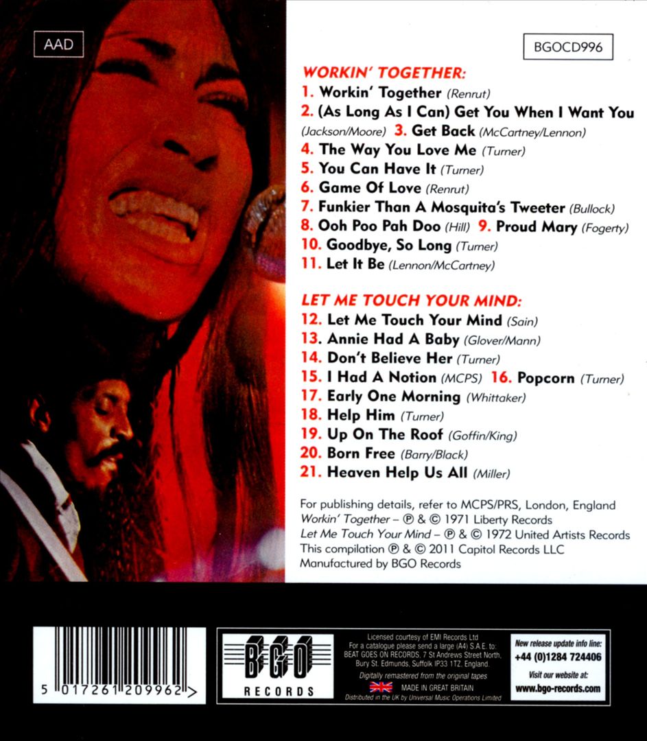 Workin' Together/Let Me Touch Your Mind cover art