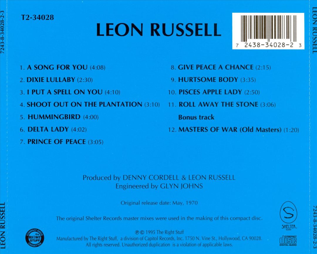 Leon Russell cover art