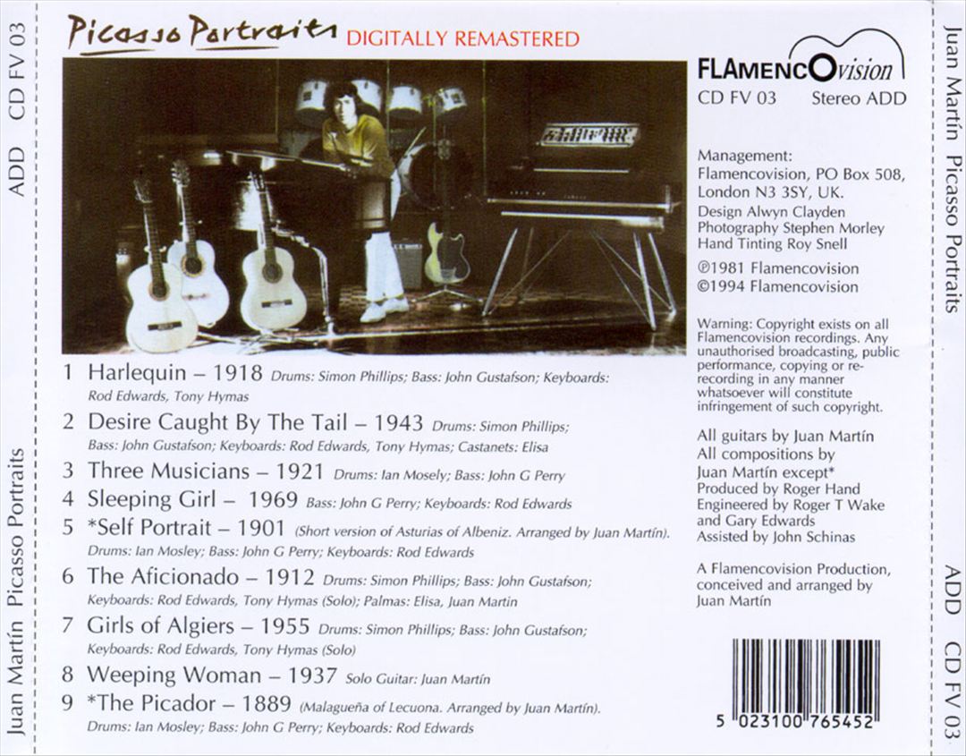 Picasso Portraits cover art