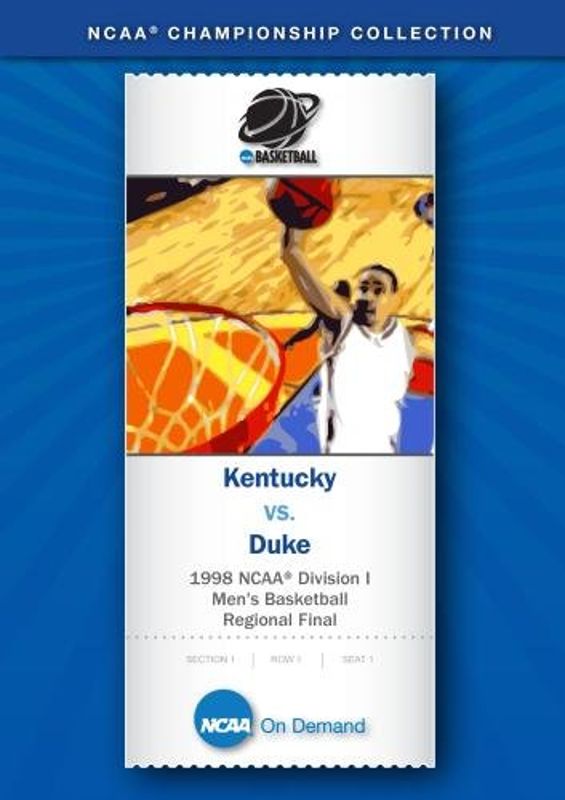 NCAA Championship Collection: Kentucky vs. Duke - 1998 NCAA Division 1 cover art