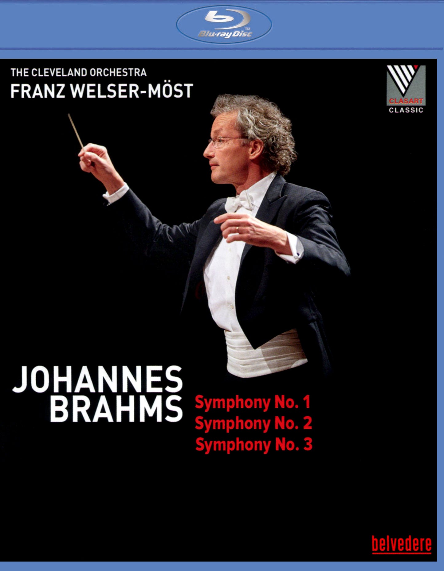 Johannes Brahms: Symphonies Nos. 1, 2 & 3 [Video] cover art