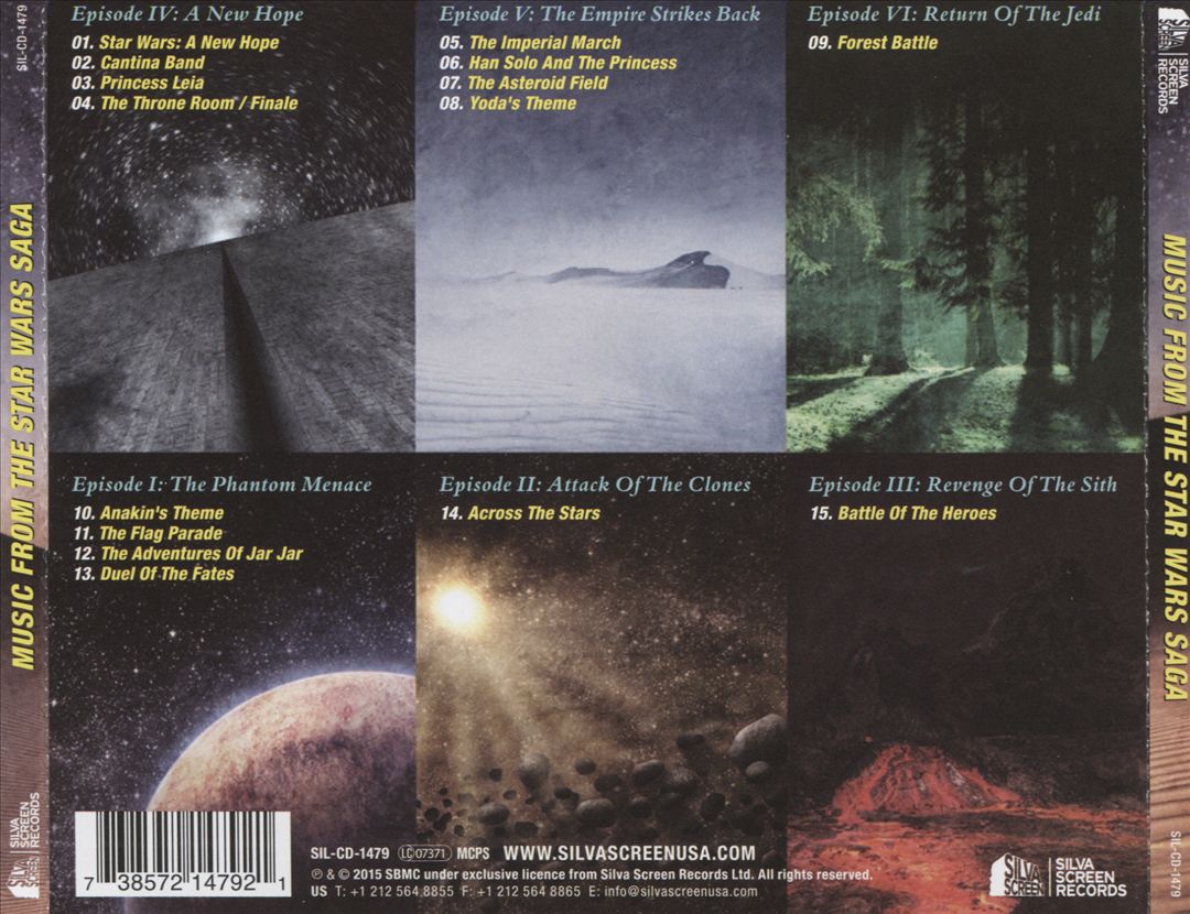 Music from the Star Wars Saga [2015] cover art