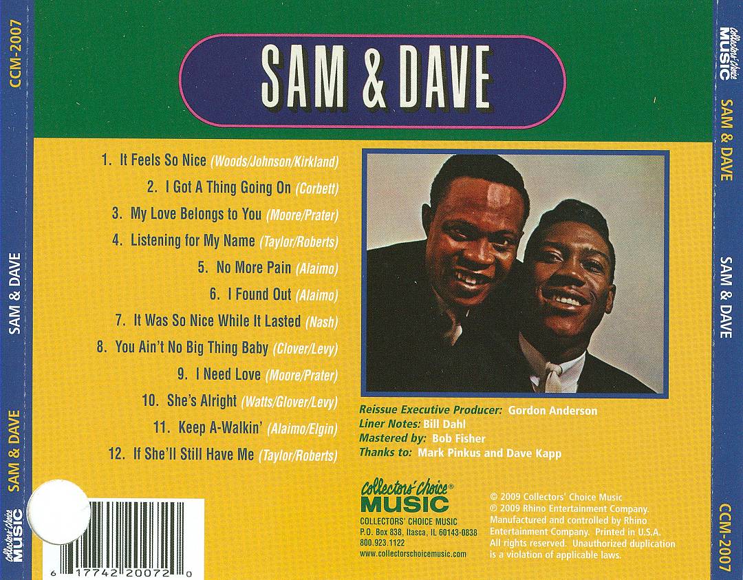 Sam & Dave cover art