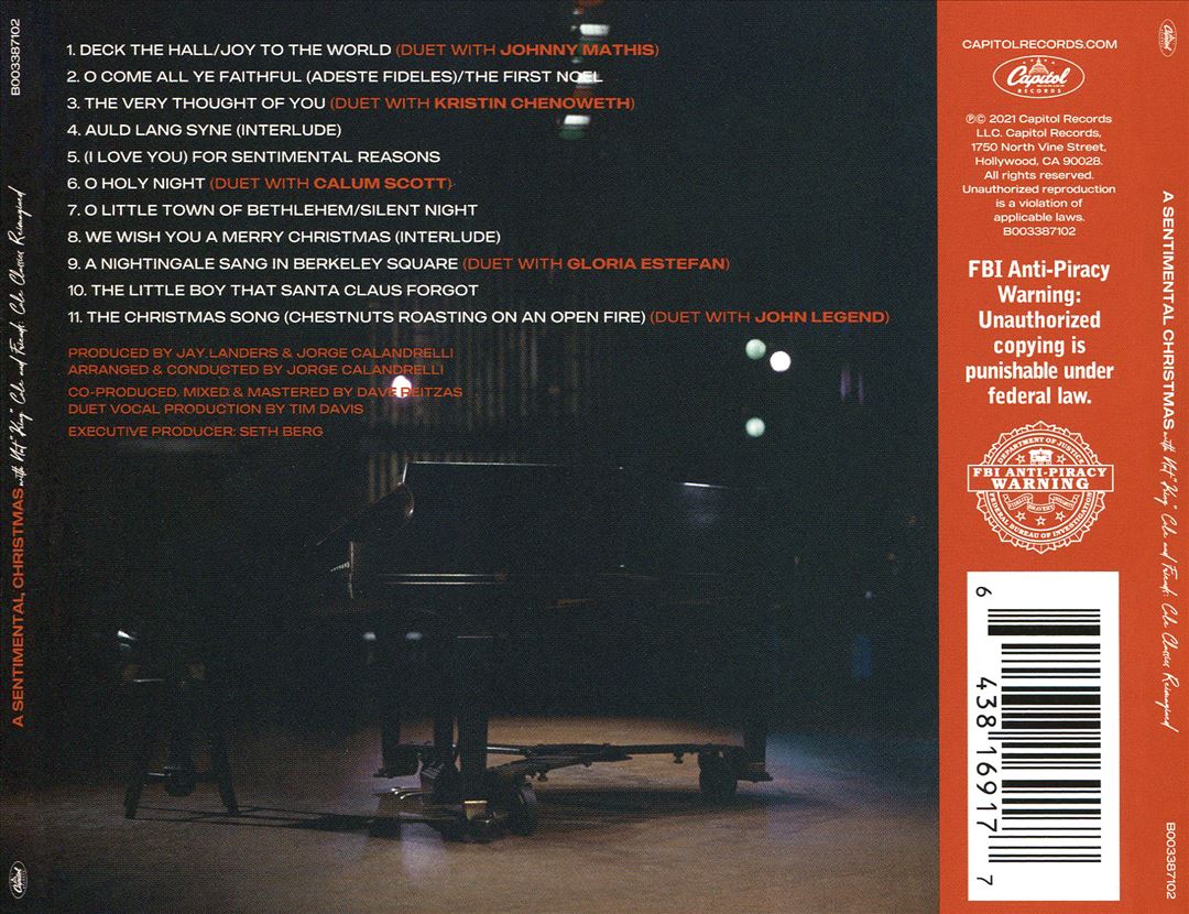 Sentimental Christmas cover art