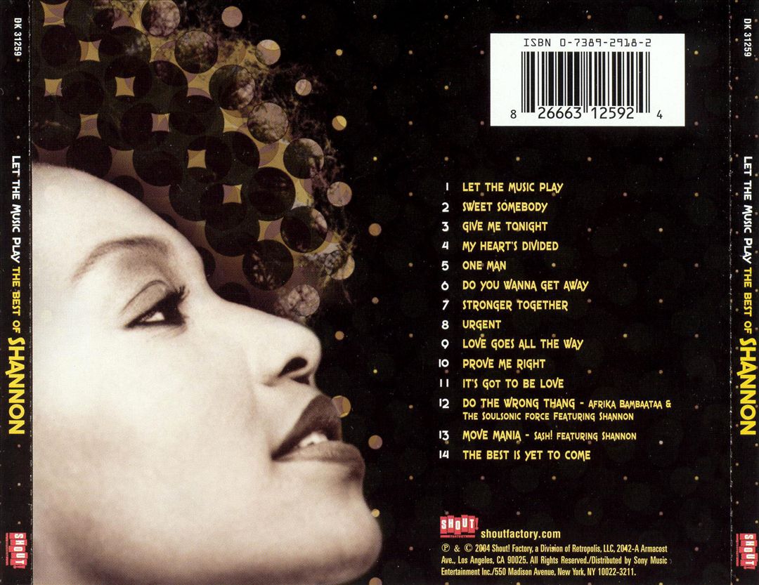 Let the Music Play: The Best of Shannon cover art