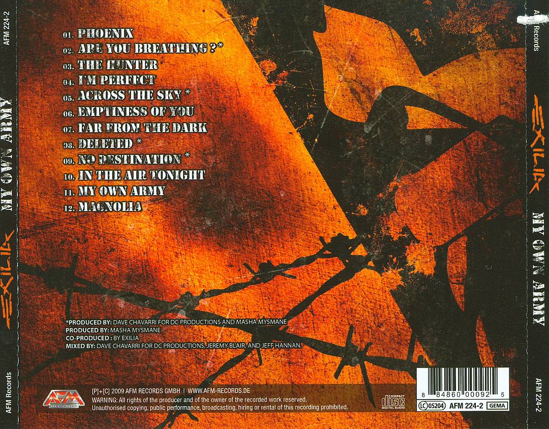 My Own Army cover art