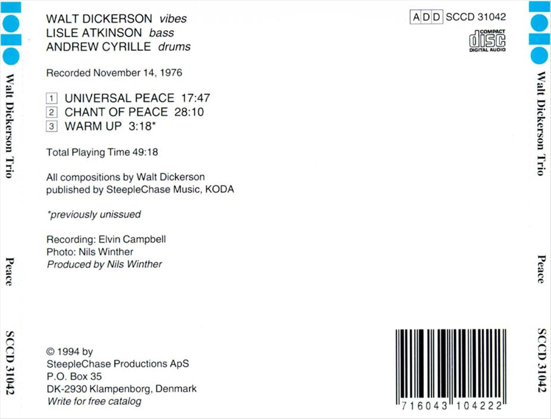 Peace cover art