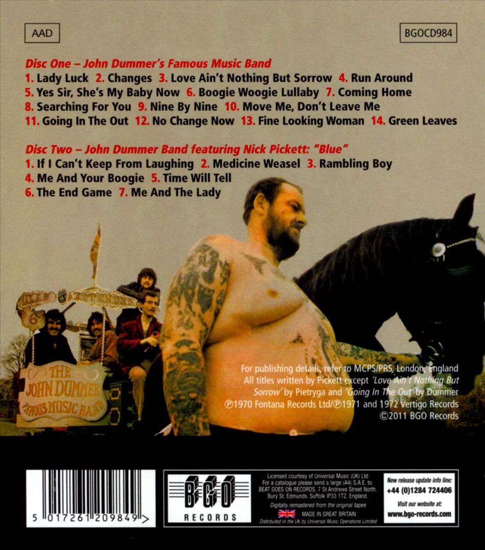 John Dummer's Famous Music Band/Blue cover art