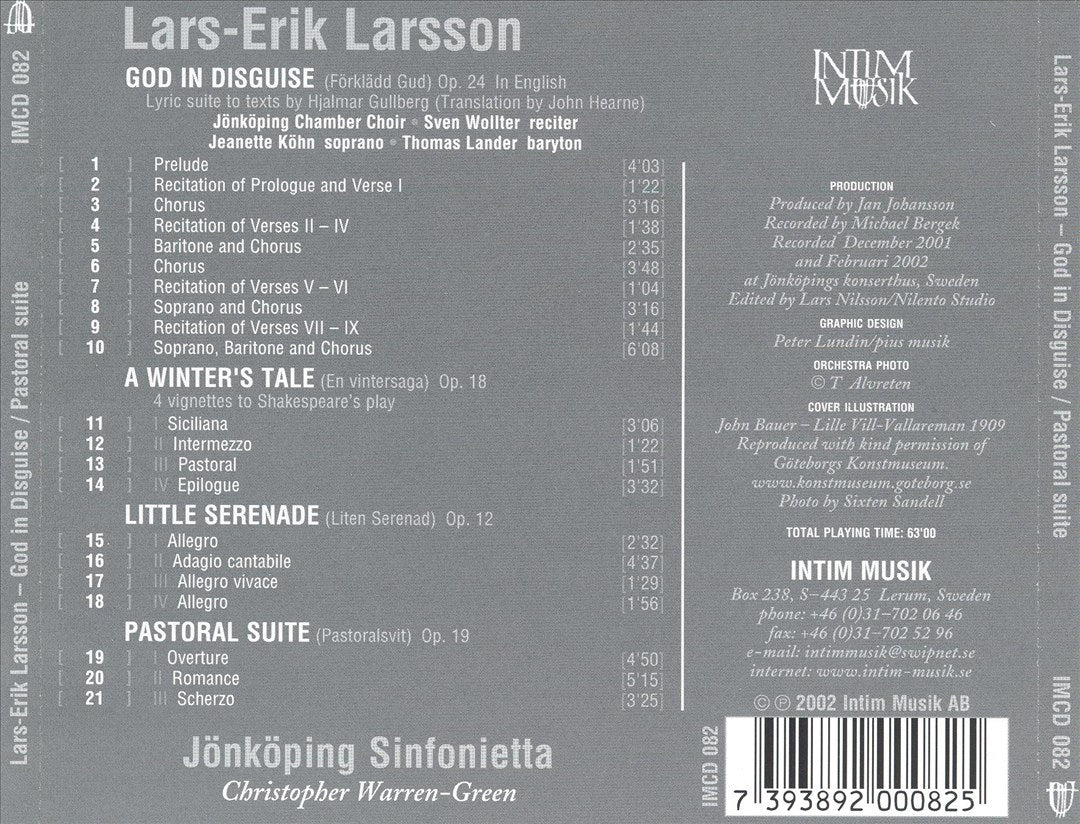 Lars-Erik Larsson: God in Disguise cover art
