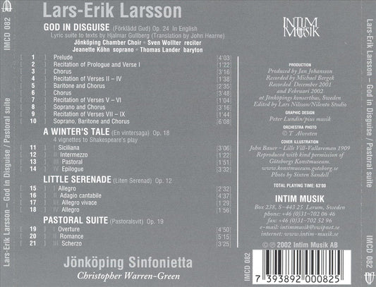 Lars-Erik Larsson: God in Disguise cover art
