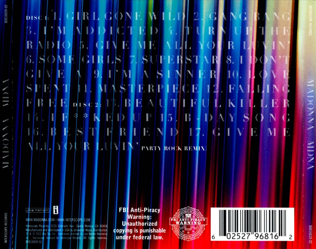 MDNA [Deluxe Edition] cover art
