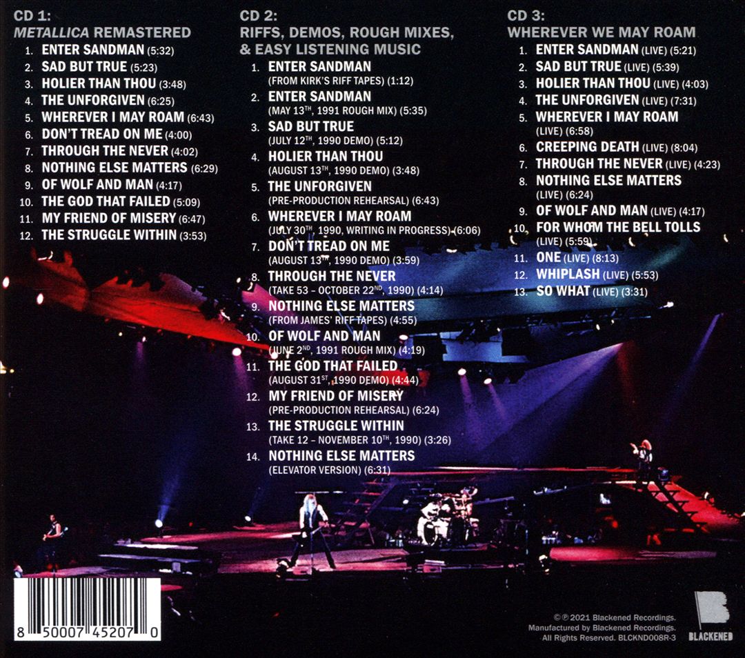 Metallica cover art