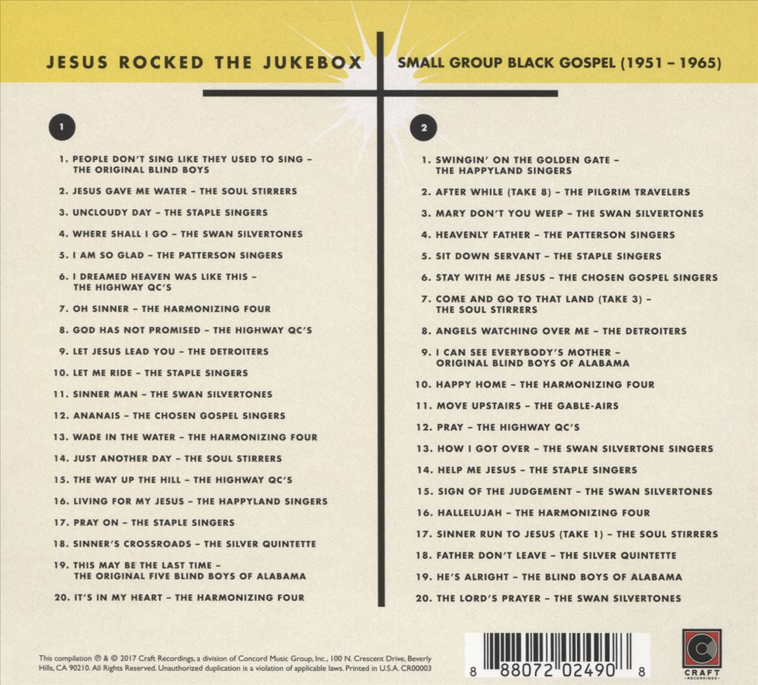 Jesus Rocked the Jukebox: Small Group Black Gospel cover art