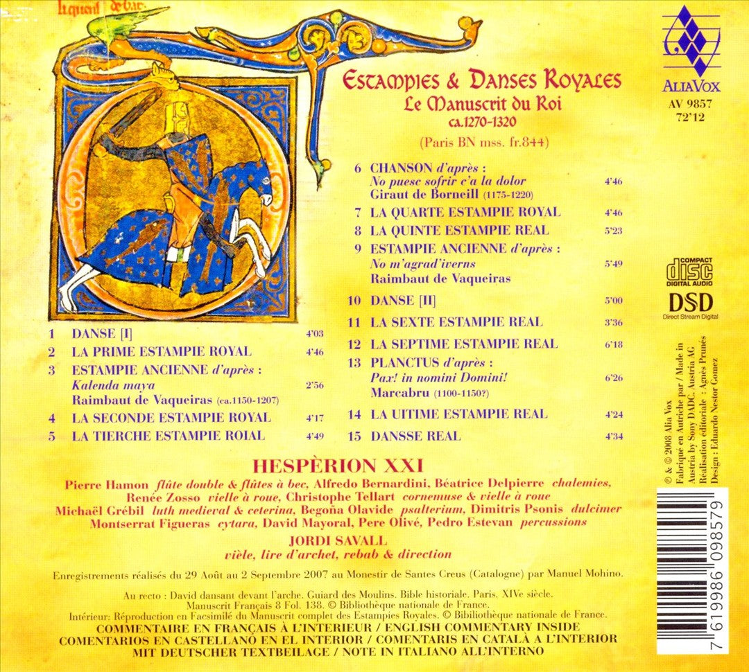 Estampies & Danses Royales cover art