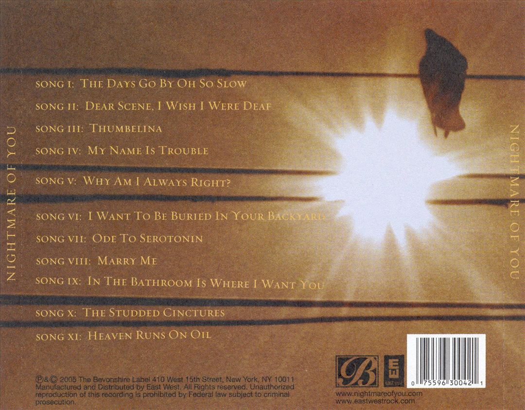 Nightmare of You cover art
