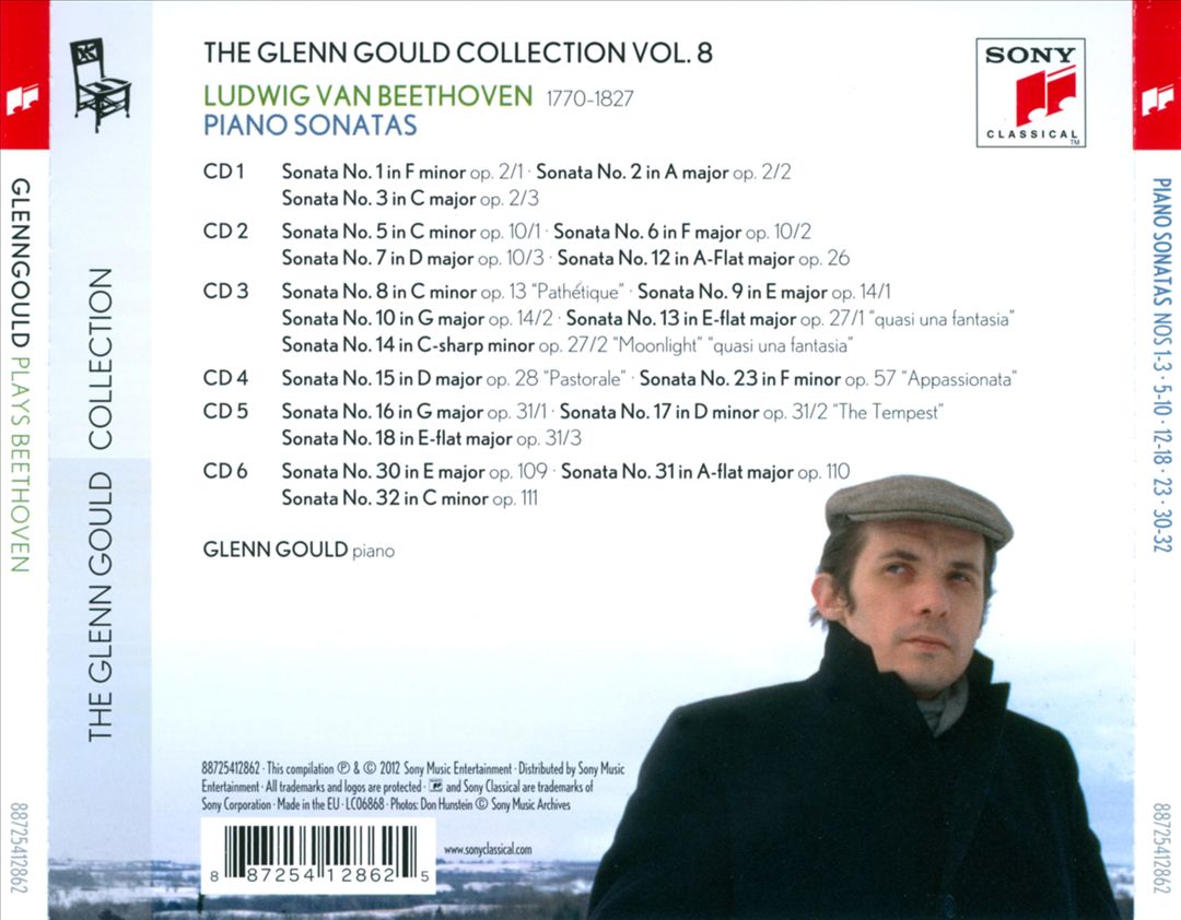Glenn Gould plays Beethoven: Piano Sonatas Nos. 1-3, 4-10, 12-18, 23, 30-32 cover art