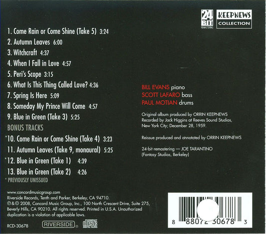 Portrait in Jazz [Riverside Bonus Tracks] cover art