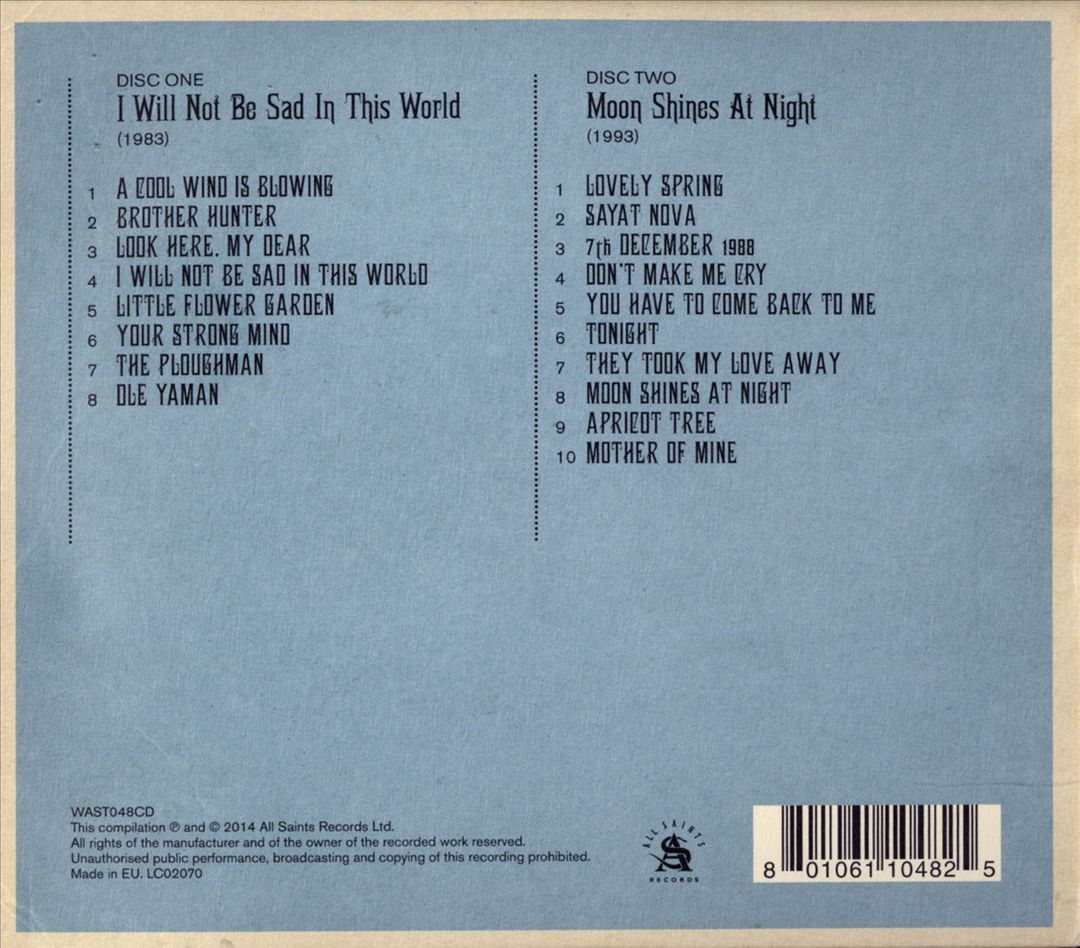 I Will Not Be Sad in This World/Moon Shines at Night cover art