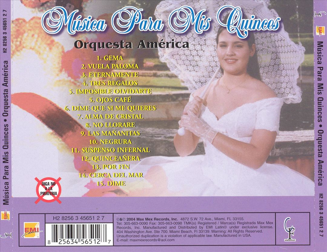 Musica Para Mis Quinces cover art