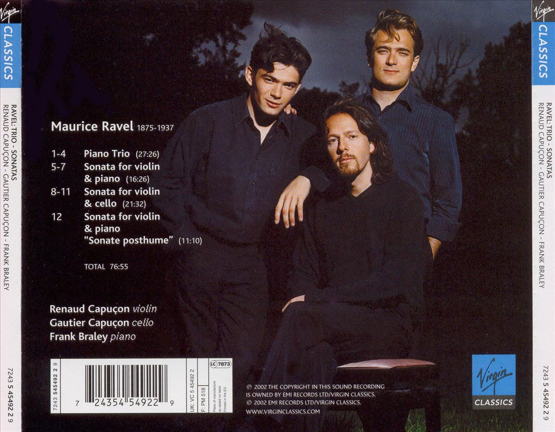Ravel: Sonatas & Trio cover art