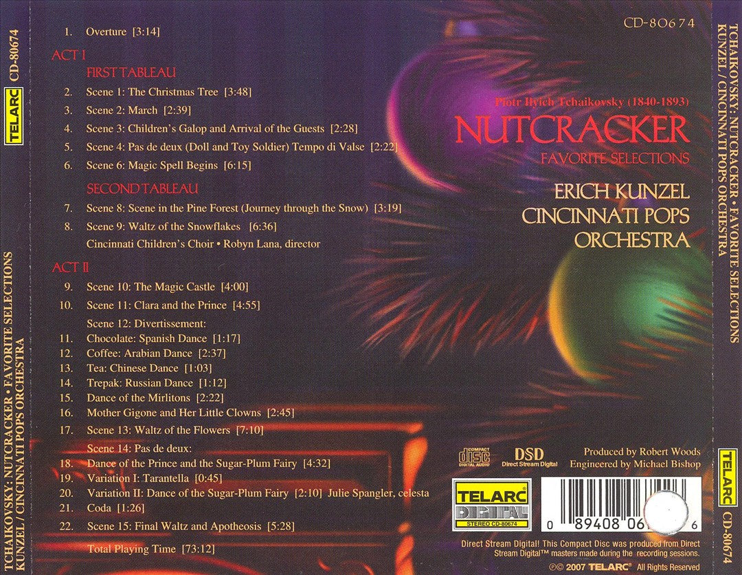 Tchaikovsky: Nutcracker, Favorite Selections cover art