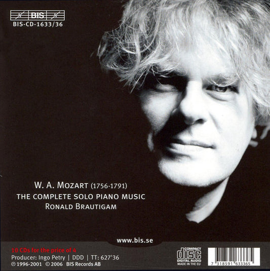 Mozart: Complete Sonatas & Variations cover art