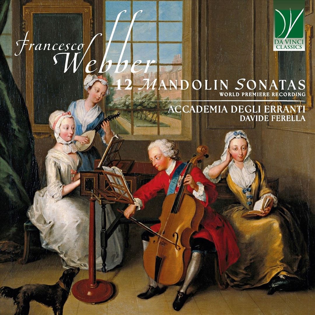 Francesco Webber: 12 Mandolin Sonatas cover art